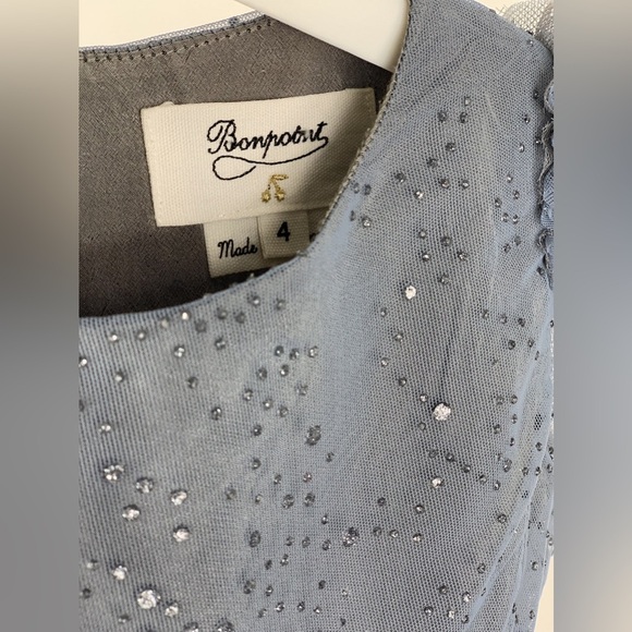 Bonpoint Blue Formal Kids Dress - Picture 4 of 10